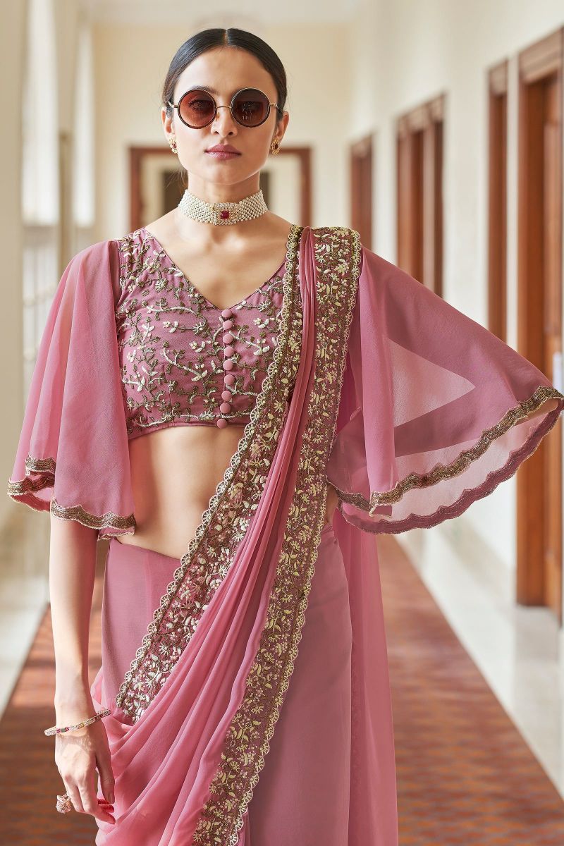 Long sleeve saree blouses clearance