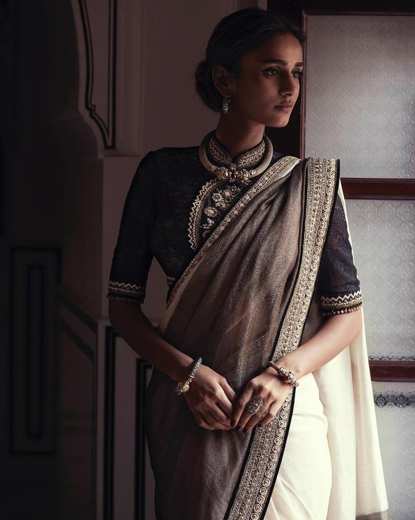 High neck saree jacket back design hotsell